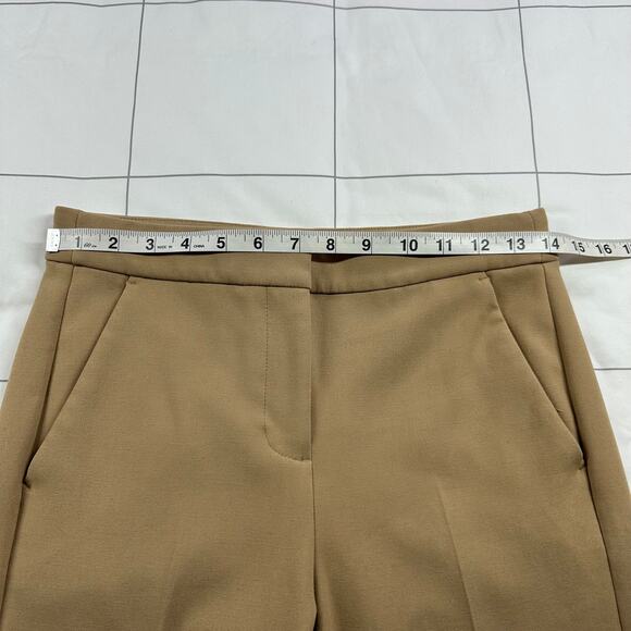 J.Crew Pants Womens 2 Tan Camel Kate Straight Leg 4 Season Stretch Professional - Picture 6 of 11